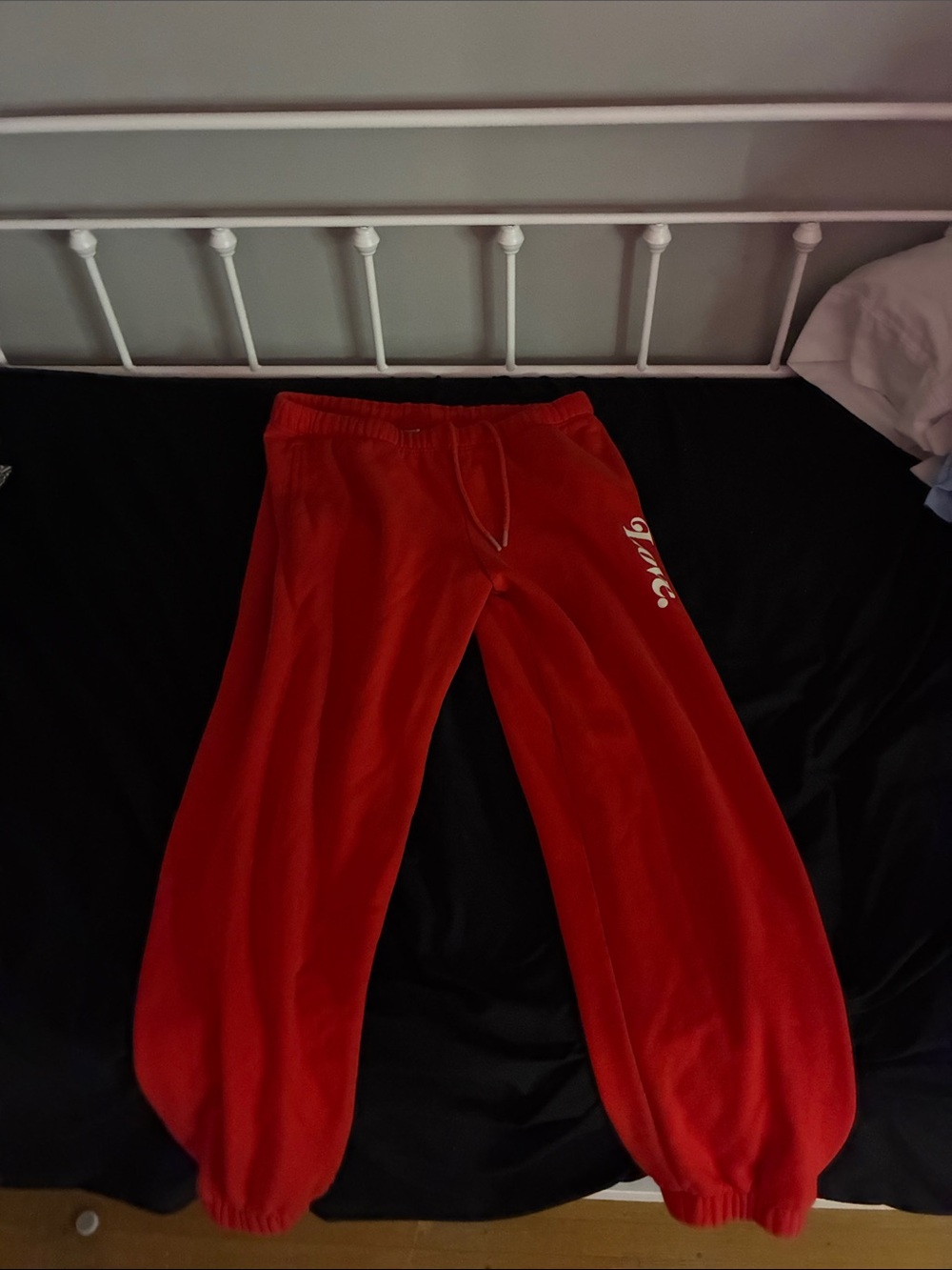 Universal Thread Red Lounge Sweatpants with Script Tag